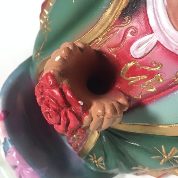 VTG Water Font & Candle Holder WALL MOUNT Mary GUADALUPE Saint ♦︎Hecho e… - Picture 4 of 10